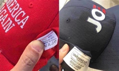 are trump campaign hats made in china